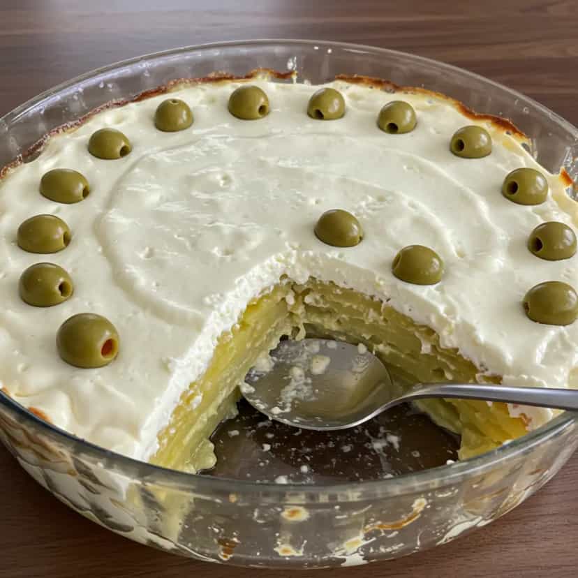 Foto deliciosa de Bacalhau Gratinado da Elena pronta para servir - Peixes & Frutos do Mar