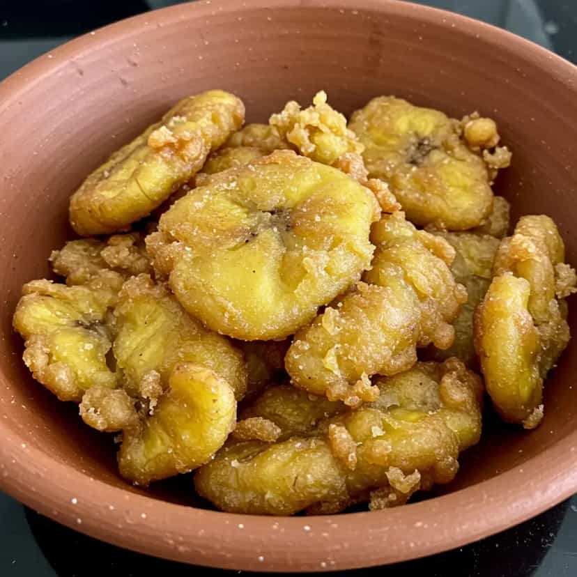 Foto deliciosa de Banana Nanica Frita com Farinha de Milho pronta para servir - Outras Receitas