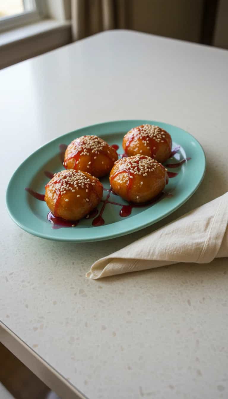 Bananas Caramelizadas com Gergelim