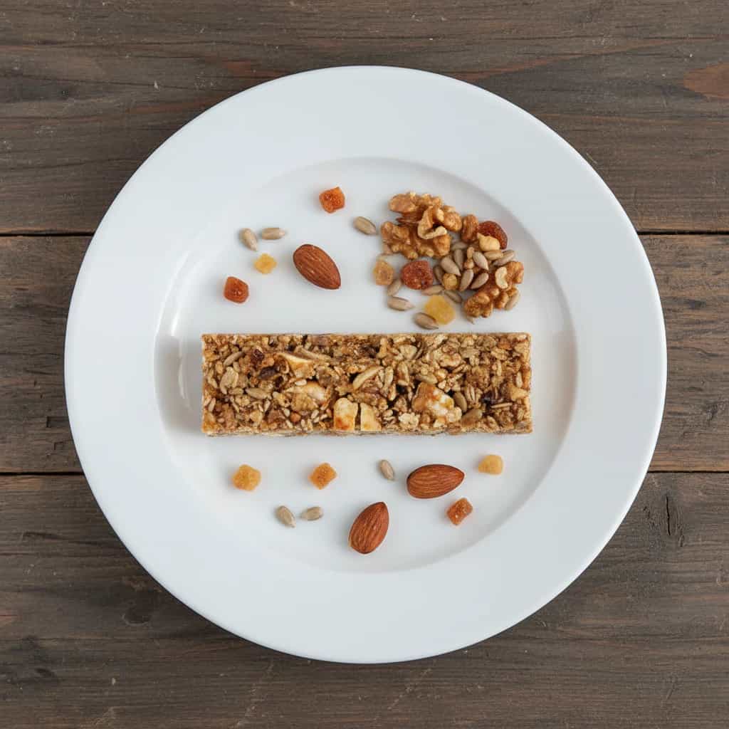 Barras de Cereal com Amêndoas e Castanhas de Caju