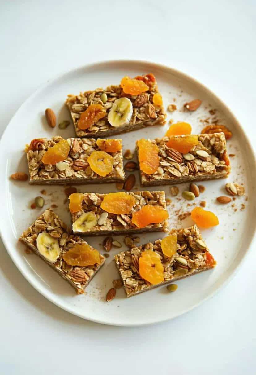 Foto deliciosa de Barrinha de Cereal com Frutas Secas pronta para servir - Bolachas & Cookies
