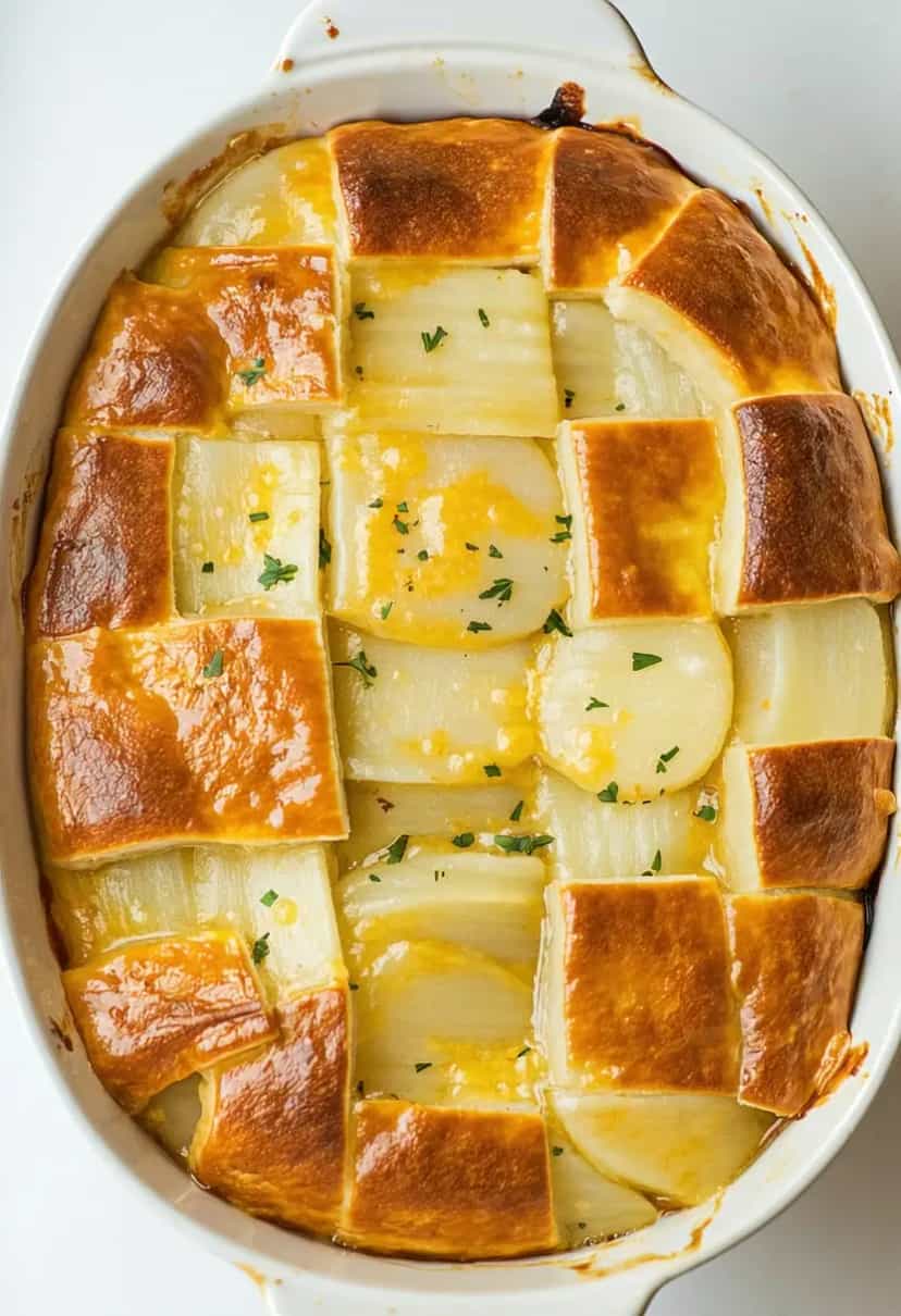 Foto deliciosa de Batata Gratinada Simples pronta para servir - Outras Receitas