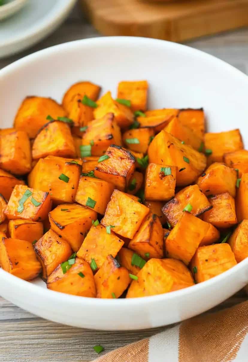 Foto deliciosa de Batata Low Carb no Microondas pronta para servir - Low Carb