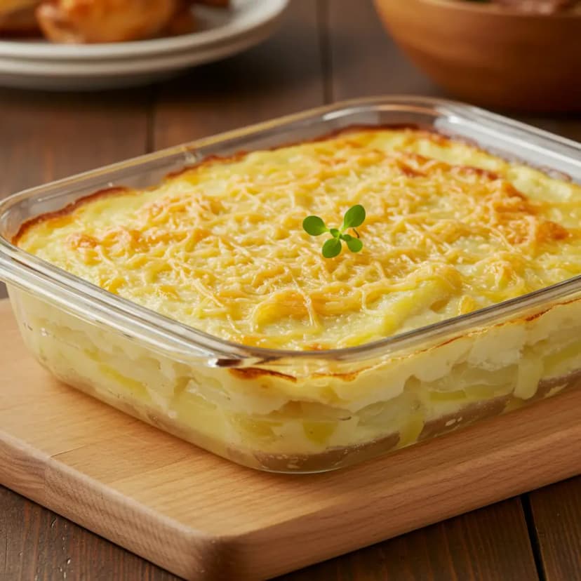 Batata Recheada Gratinada
