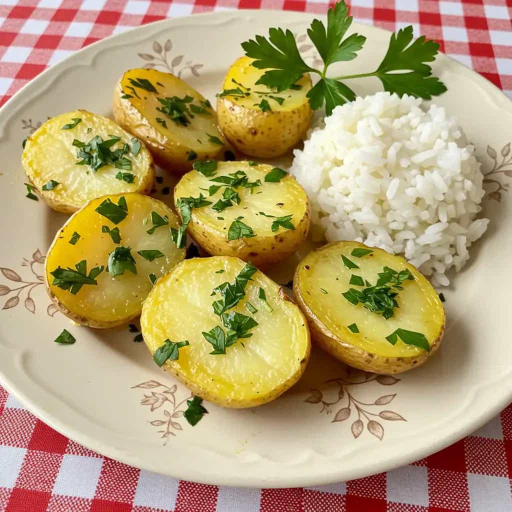 Batatas ao Orégano