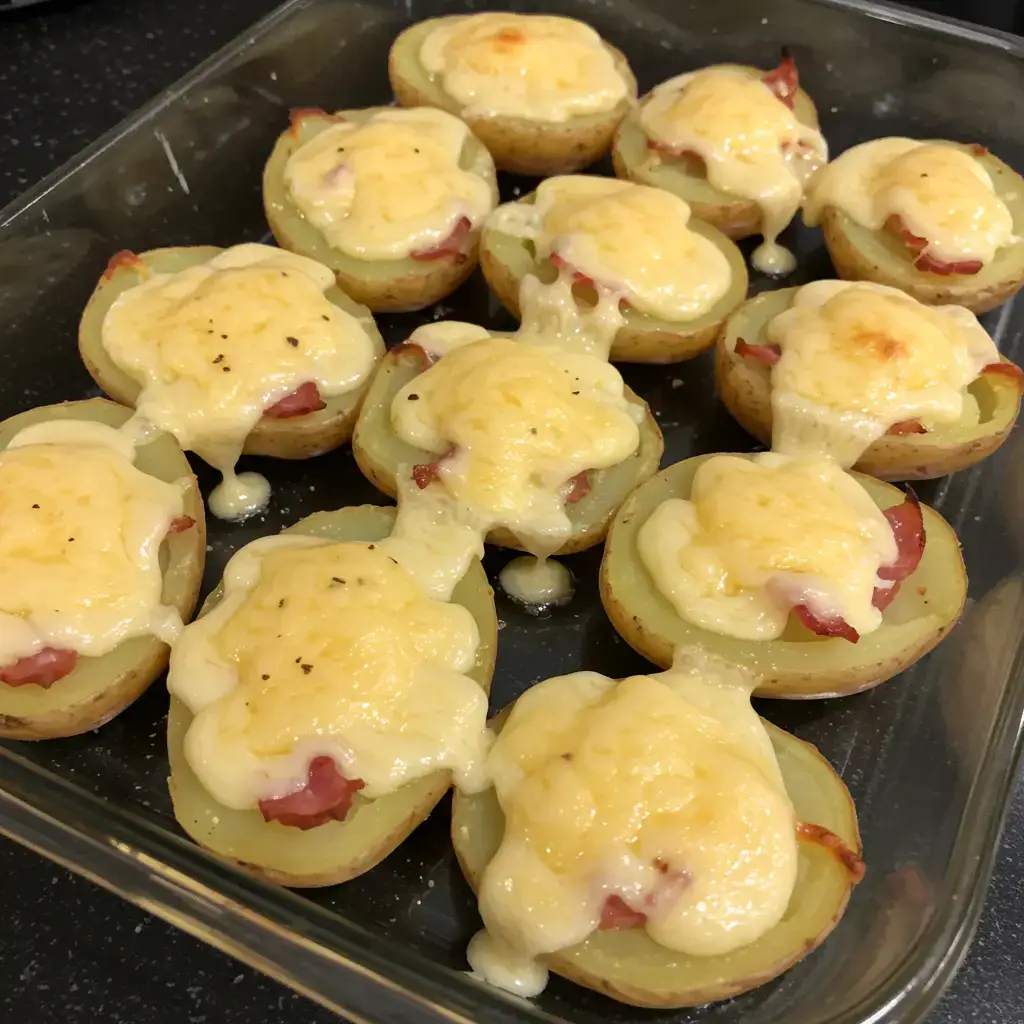Batatas Assadas Cremosas no Micro-ondas