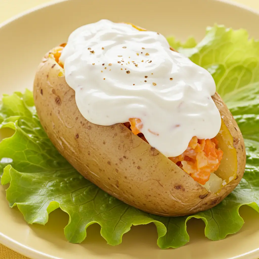 Batatas Recheadas no Micro-ondas