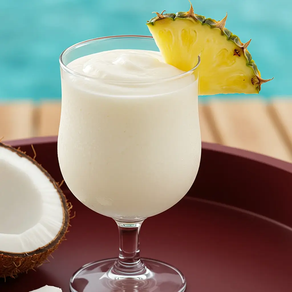 Batida Cremosa de Abacaxi com Coco