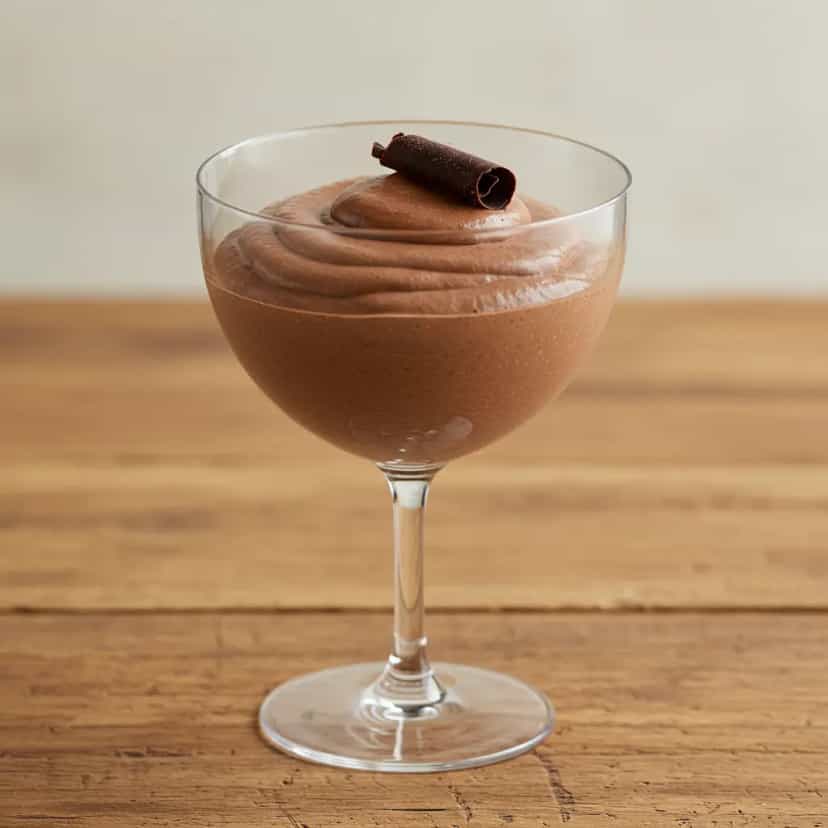 Foto deliciosa de Batida Cremosa de Doce de Leite com Chocolate pronta para servir - Coquetéis