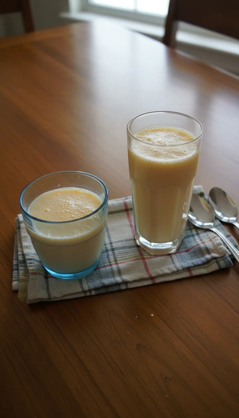 Batida Refrescante de Laranja e Iogurte