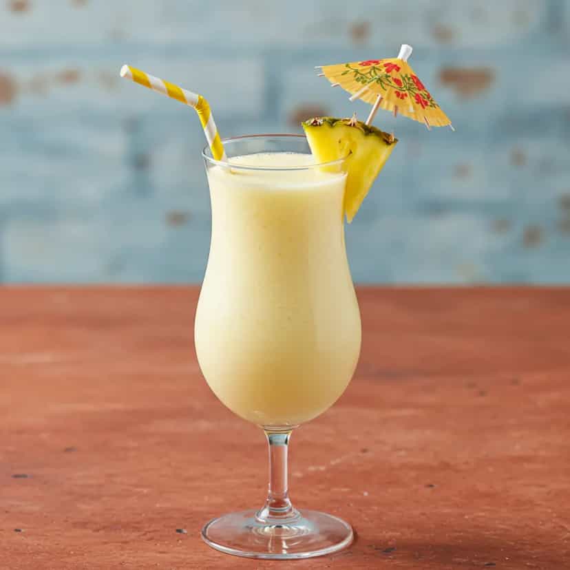 Foto deliciosa de Batida Refrescante de Maracujá e Laranja pronta para servir - Bebidas Brasileiras