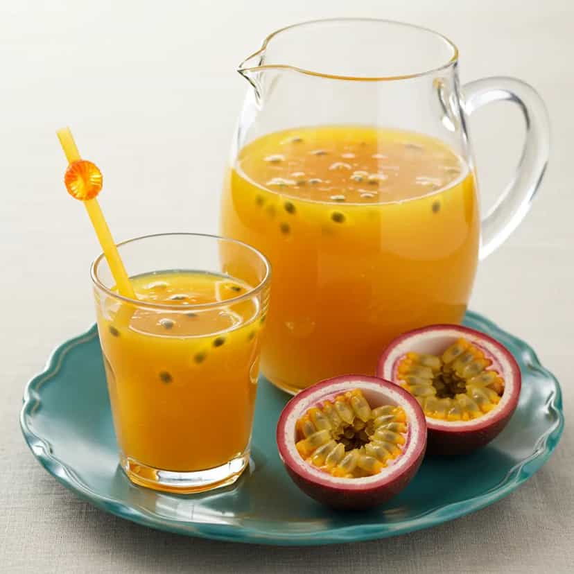 Foto deliciosa de Batida Refrescante de Maracujá pronta para servir - Coquetéis