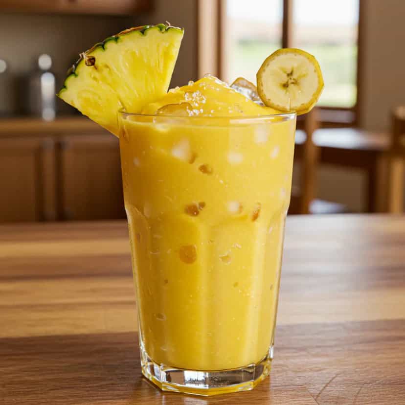 Foto deliciosa de Batidinha de frutas pronta para servir - Milkshakes