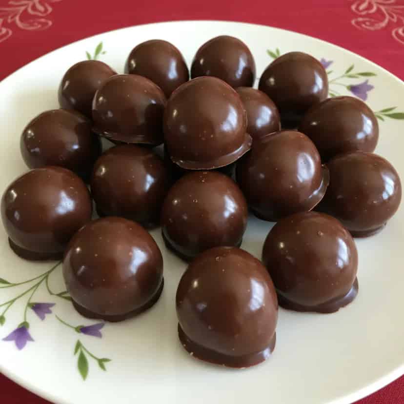 Beijinho Diet com Cobertura de Chocolate