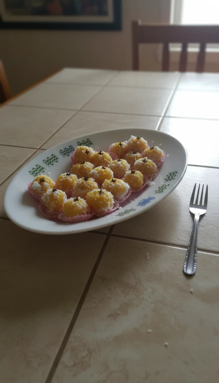 Beijinhos de Coco Cremosos (sem leite condensado)