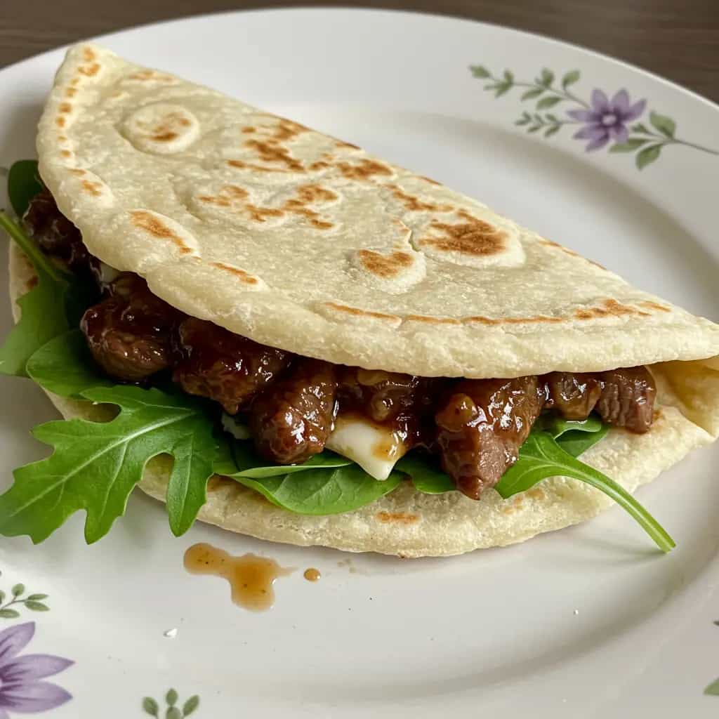 Beirute de Carne Teriyaki com Wrap