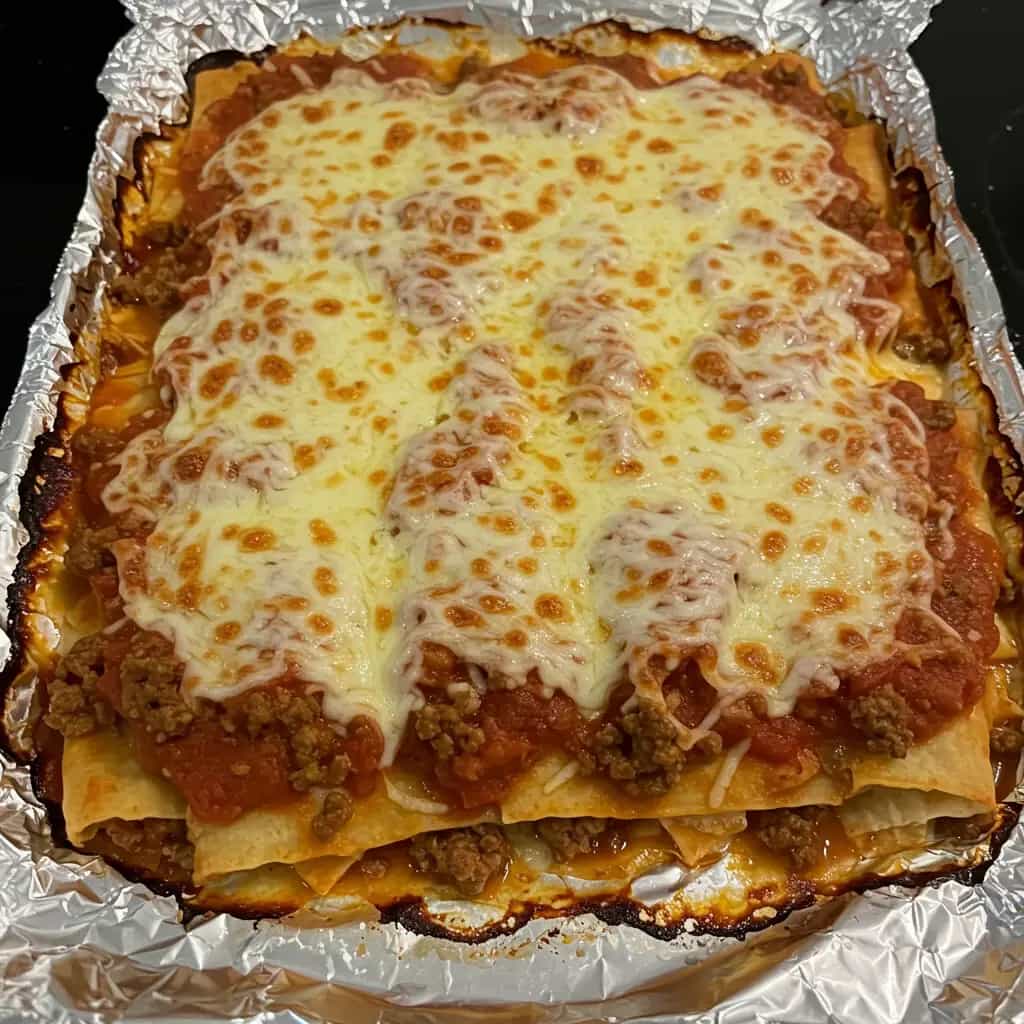 Bife à Parmegiana Assado