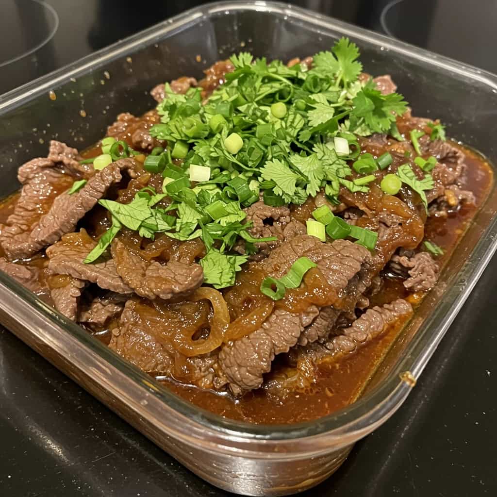 Bife à Parmegiana com Cebola Caramelizada