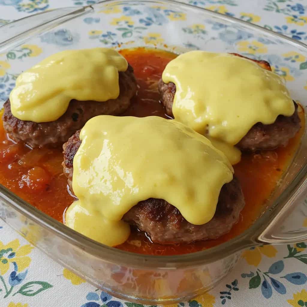 Bife ao Molho de Tomate com Mussarela