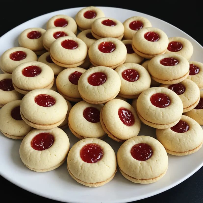 Biscoitinhos Amanteigados com Goiabada