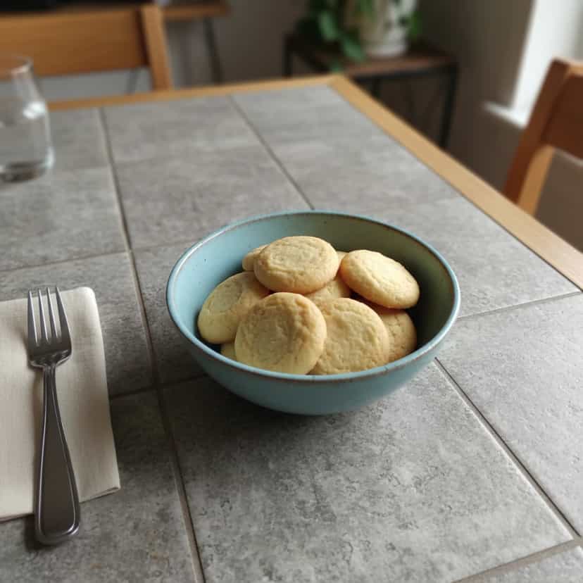 Foto deliciosa de Biscoitinhos de Manteiga pronta para servir - Bolachas & Cookies