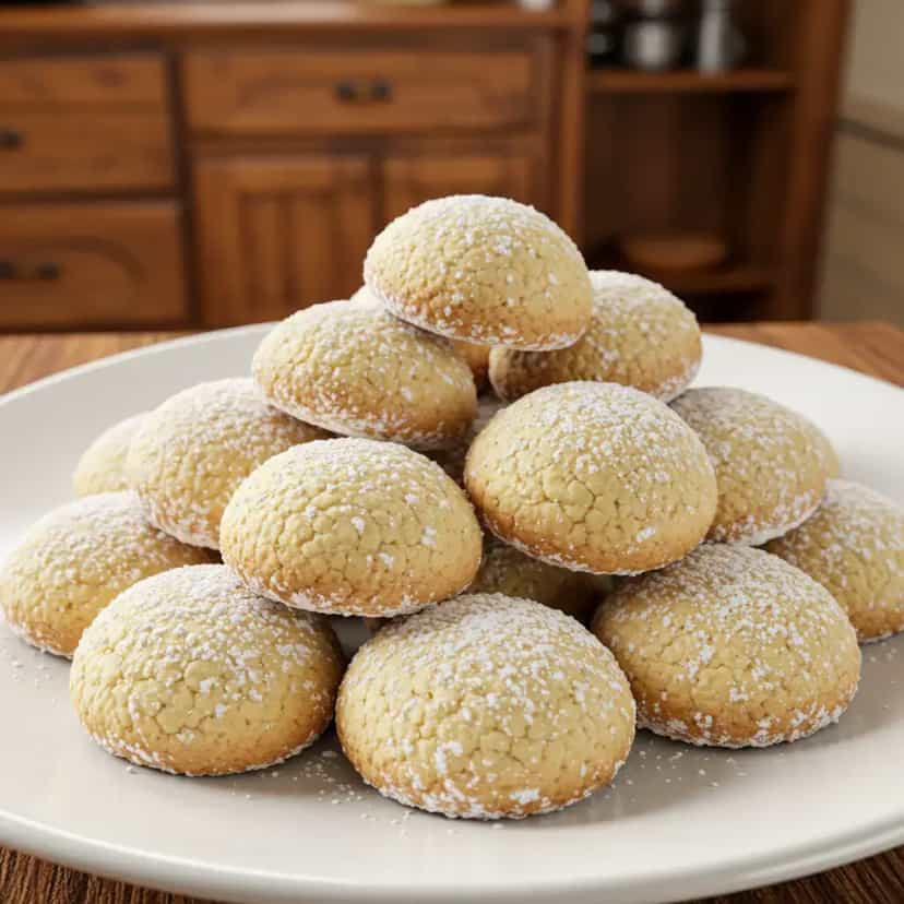 Foto deliciosa de Biscoitinhos que Derretem na Boca pronta para servir - Bolachas & Cookies