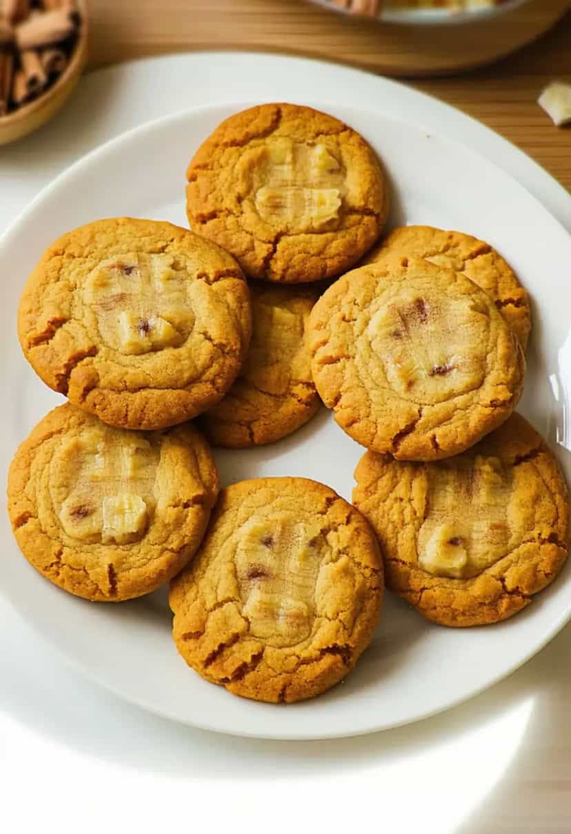 Foto deliciosa de Biscoito de Banana da Terra pronta para servir - Chips & Biscoitos