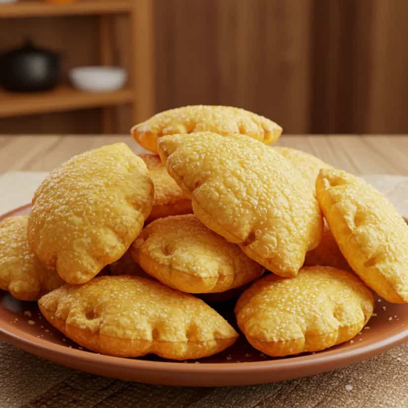 Foto deliciosa de Biscoito de polvilho frito pronta para servir - Chips & Biscoitos