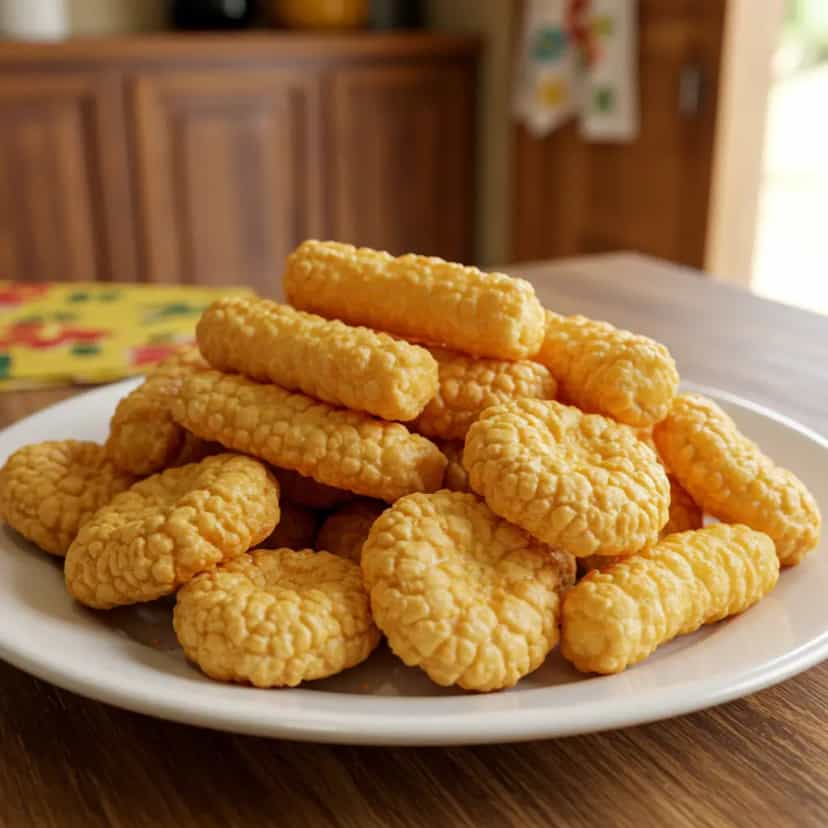 Foto deliciosa de Biscoito frito de polvilho pronta para servir - Chips & Biscoitos
