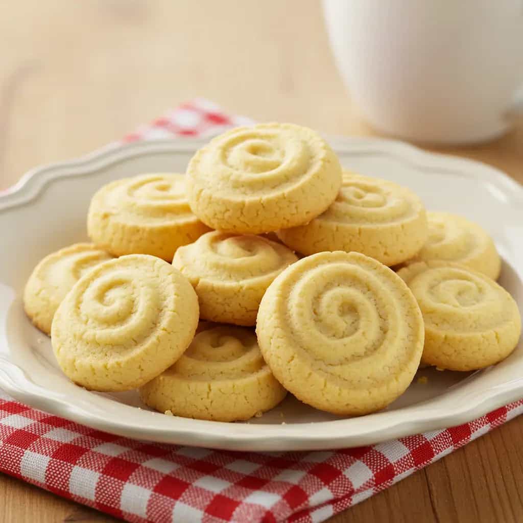 Biscoitos amanteigados caseiros