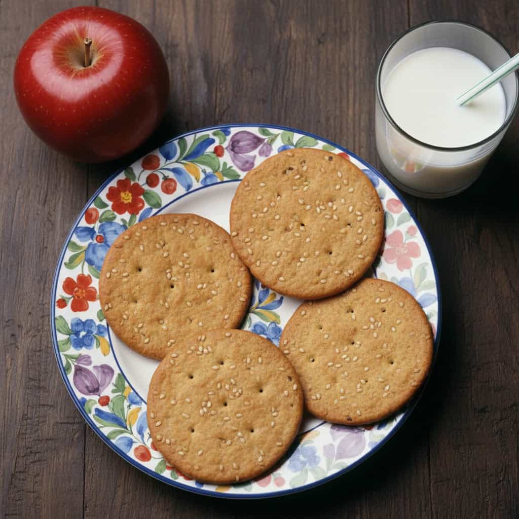 Biscoitos Caseiros de Farelo de Aveia e Canela