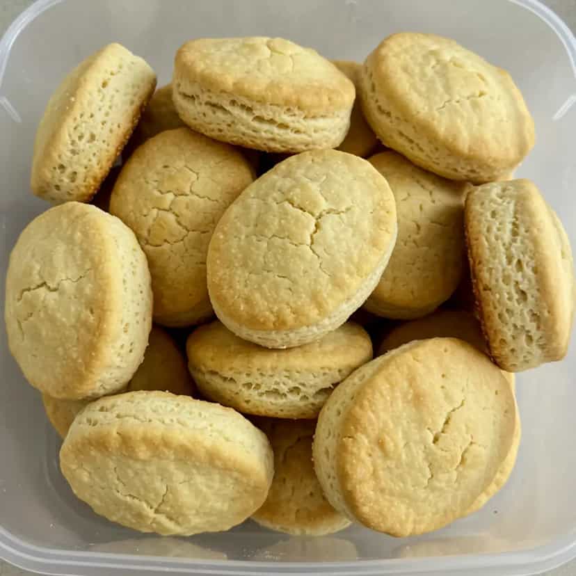 Foto deliciosa de Biscoitos Caseiros de Farinha de Trigo pronta para servir - Bolachas & Cookies