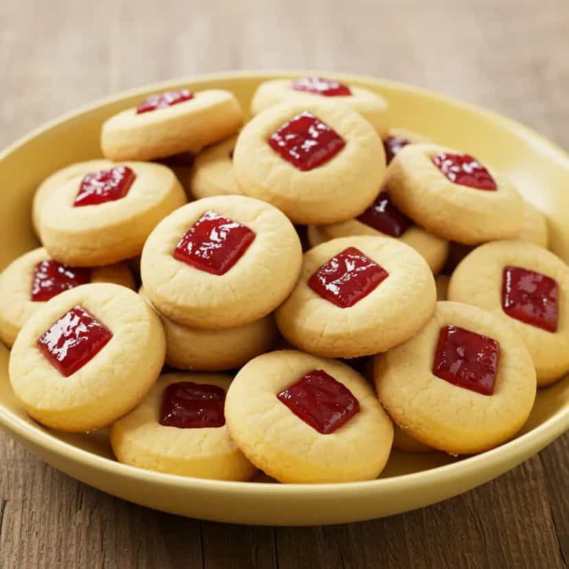 Foto deliciosa de Biscoitos Caseiros de Goiabada pronta para servir - Bolachas & Cookies
