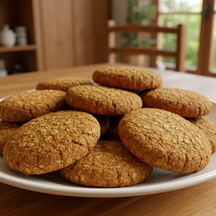 Foto deliciosa de Biscoitos de Aveia e Banana com 5 Ingredientes pronta para servir - Até 5 Ingredientes