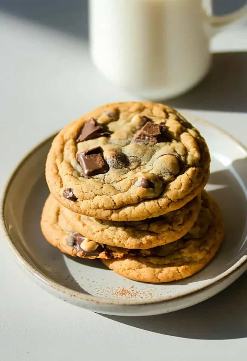 Foto deliciosa de Biscoitos de Aveia Simples pronta para servir - Chips & Biscoitos