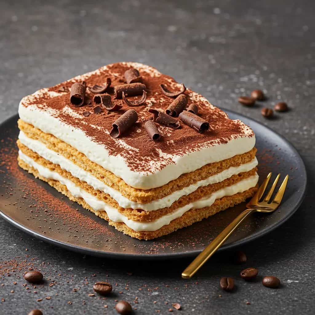 Biscoitos de Baunilha com Creme de Mascarpone: um Tiramisu Brasileiro