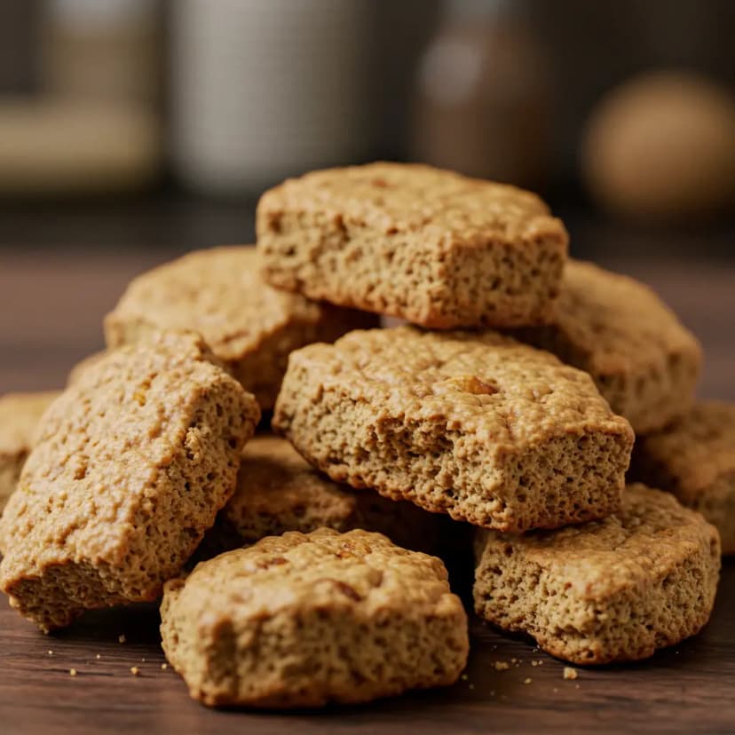 Biscoitos Integrais com Castanha de Caju