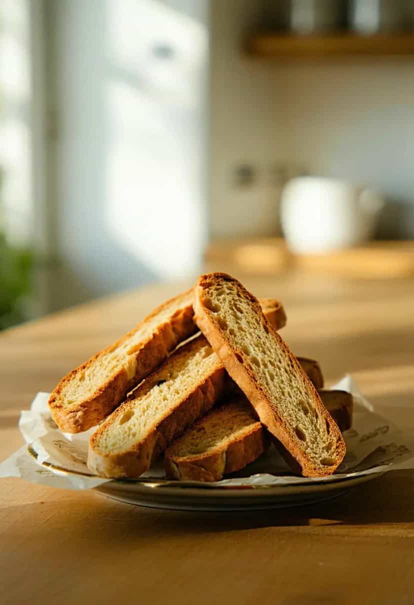 Foto deliciosa de Biscotti pronta para servir - Chips & Biscoitos