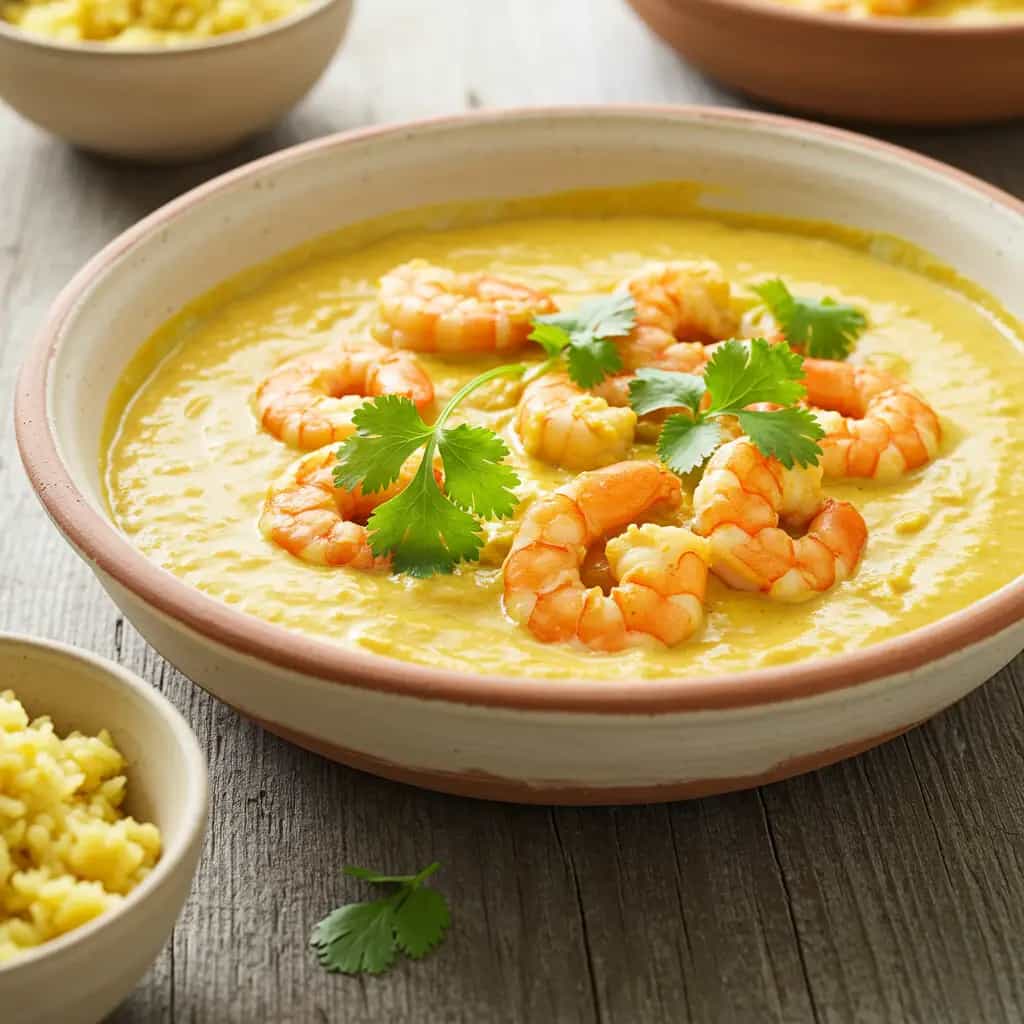 Bobó de Camarão cremoso com Aipim