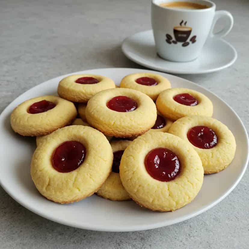 Foto deliciosa de Bolachas Amanteigadas com Goiabada pronta para servir - Brownies & Cookies