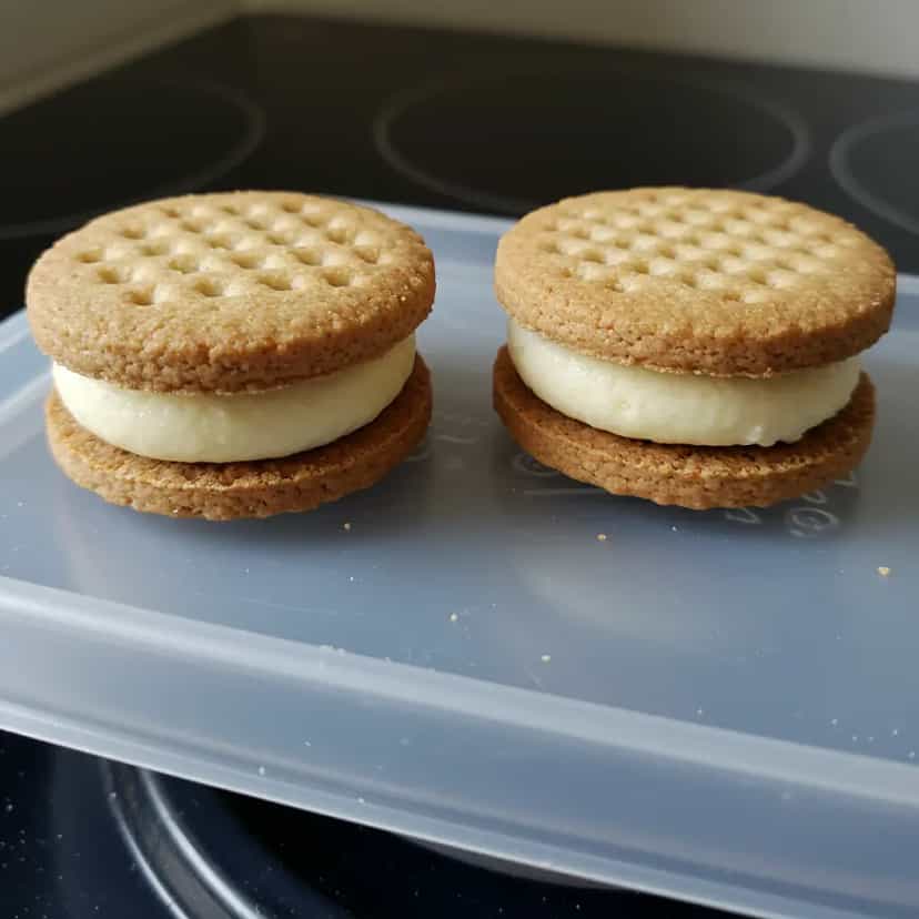 Foto deliciosa de Bolachas Trufadas de Chocolate ao Leite pronta para servir - Brownies & Cookies