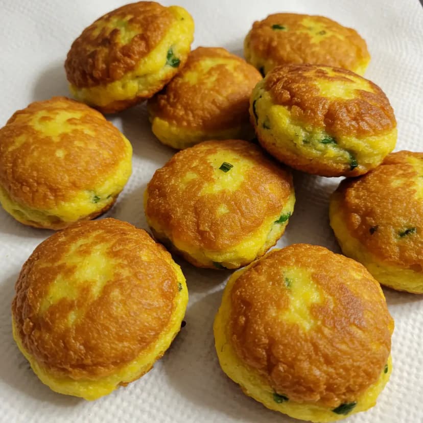 Bolinhos de Aipim com Recheio de Carne