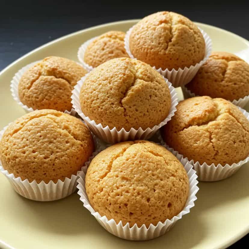 Foto deliciosa de Bolinhos de Iogurte com Goiabada: Receita Caseira pronta para servir - Snacks Assados
