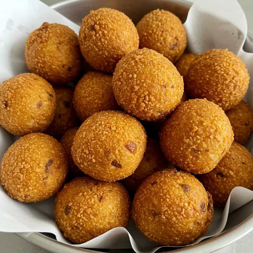 Foto deliciosa de Bolinhos de Queijo Minas pronta para servir - Salgadinhos