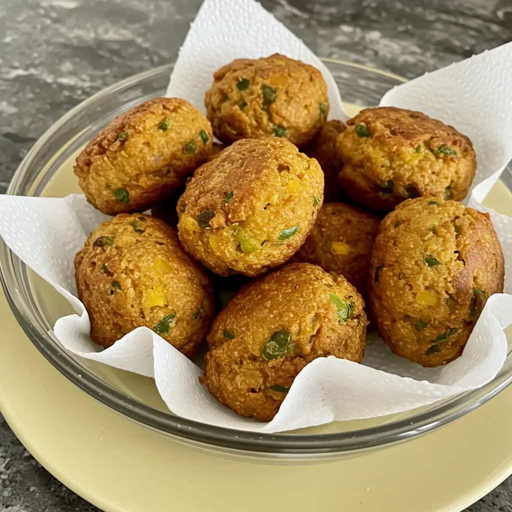 Bolinhos de Soja com Legumes