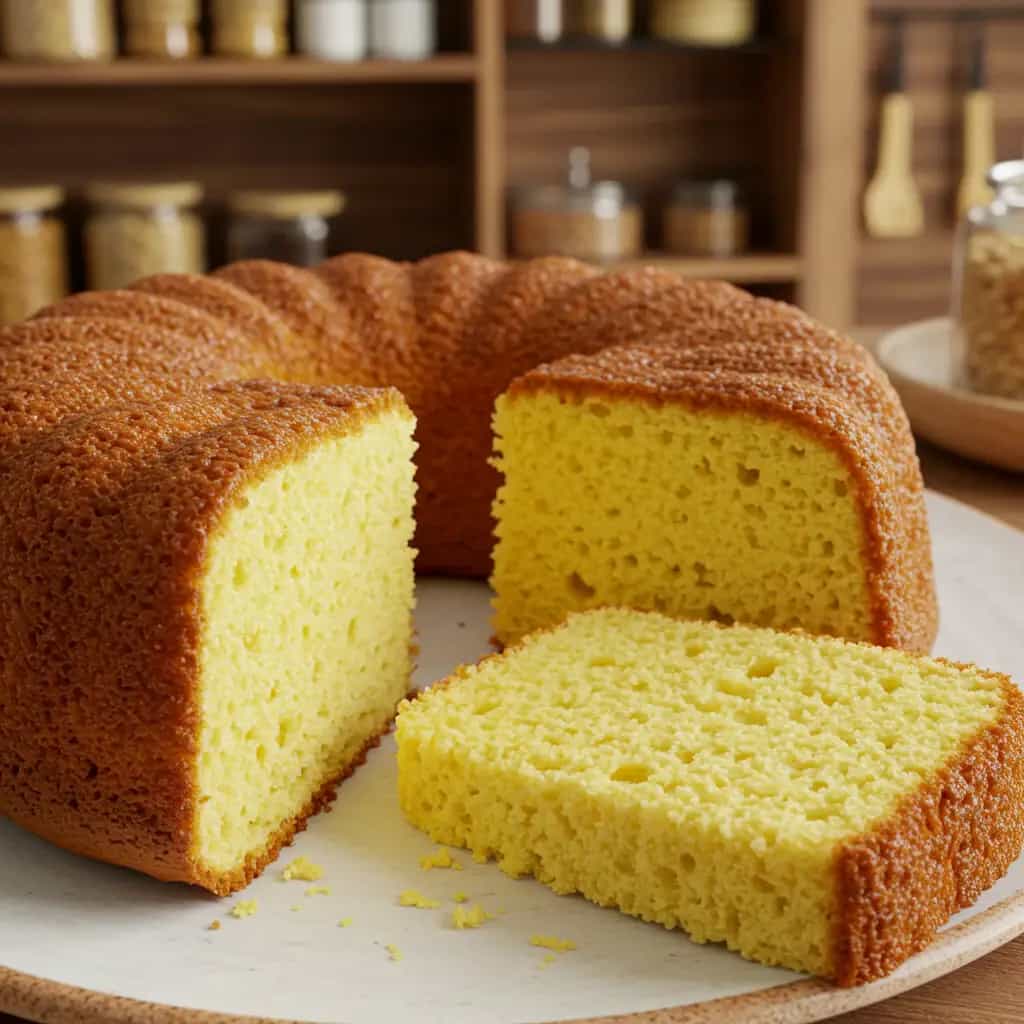 Bolo cremoso de aipim