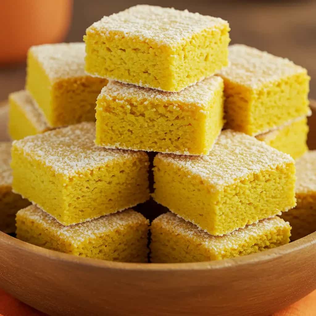 Bolo Cremoso de Fubá e Coco