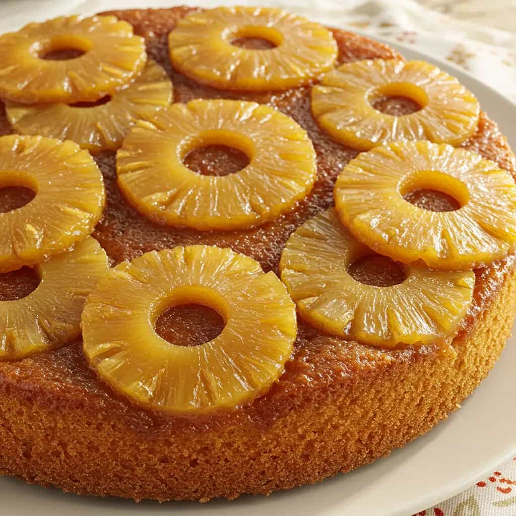 Bolo de Abacaxi Caramelizado