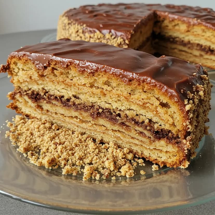 Bolo de Amendoim Trufado