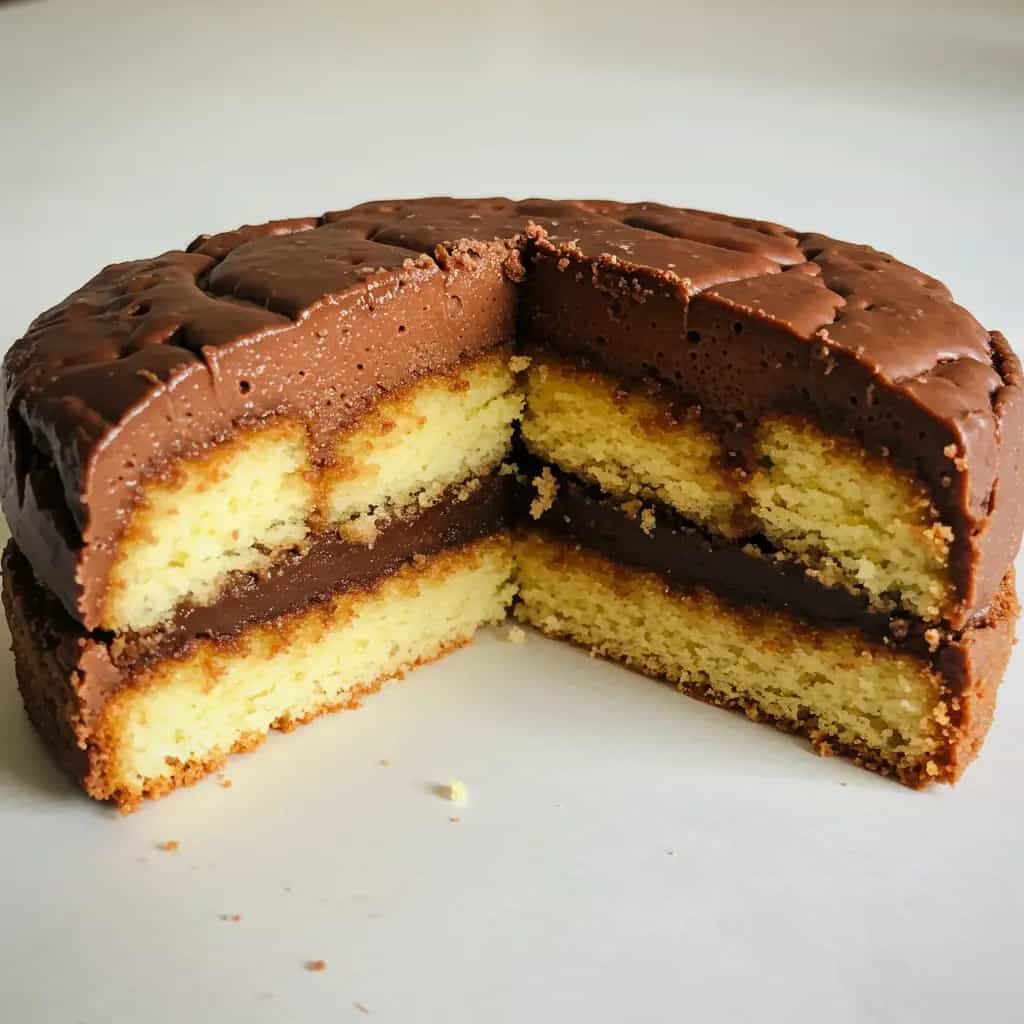 Bolo de Aniversário com Brigadeiro e Bis